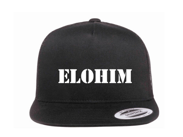 Nations Hat Flat Bill Trucker Cap (Elohim)