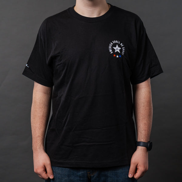 America Shall Be Saved – Stars & Declaration T-Shirt