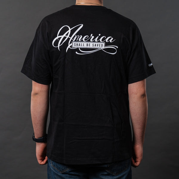 America Shall Be Saved – Stars & Declaration T-Shirt