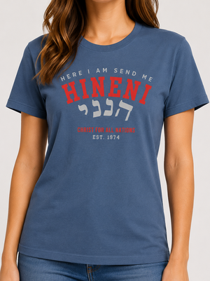 Hineni T-Shirt, Denim