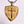 Shield of Faith Men's Necklace Black/Gold Ephesians 6:16