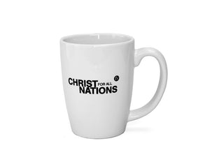 Christ for all Nations TV Mug (White) - Christ For All Nations Store - Christian Products