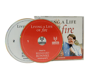 Living a Life of Fire Audiobook (2 CD) - Christ For All Nations Store - Christian Products