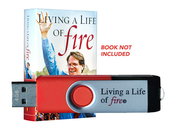 Living a Life of Fire Audiobook (USB/MP3) - Christ For All Nations Store - Christian Products