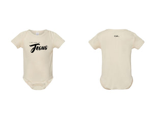 I belong to Jesus Baby Onesie (Beige)