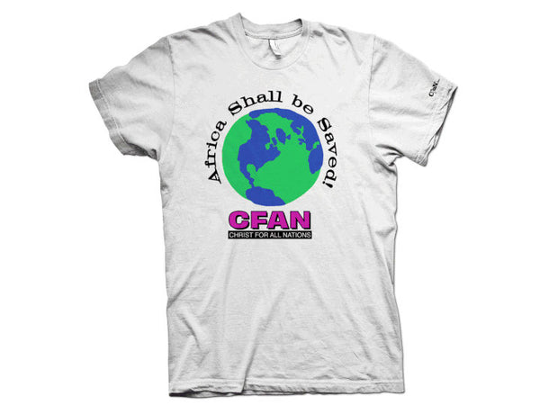Global Africa Shall Be Saved Retro T Shirt