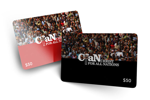Christ for all Nations Gift Card - Christ For All Nations Store - Christian Products