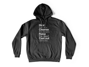 Matthew 10:8 (Hoodie) - Christ For All Nations Store - Christian Products