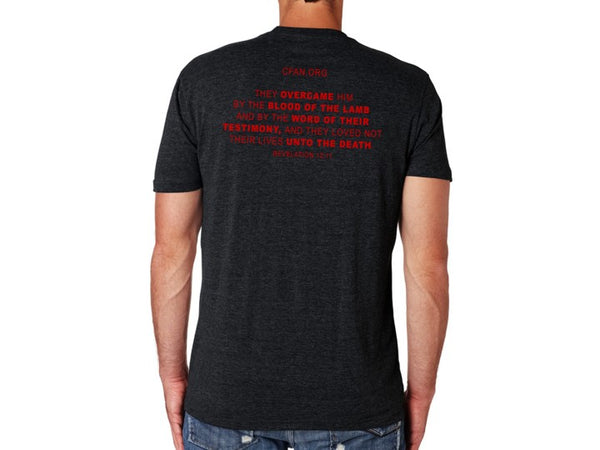 Nazarene (Tshirt, Heather Black) - Christ For All Nations Store - Christian Products