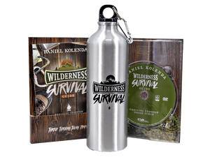 Wilderness Survival Guide Bundle (Book + DVD + Water Bottle) - Christ For All Nations Store - Christian Products